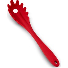 Die Grup Aryıldız Dailytools Spagetti Kaşığı Uzun Saplı Dişli Kenar Kırmızı