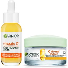 Die Grup Garnıer C Vitamini Parlak Süper Aydınlatıcı Serum 30 ml & Garnier C Vitamini Parlak Günlük Aydınlatıcı Nemlendirici Krem 50 ml