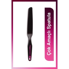 Die Grup Tupperware Isıya Dayanıklı Ergonomik Çok Amaçlı Spatula Esnek Silikon Mutfak Gereci