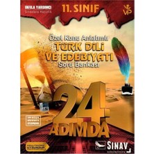 Die Grup 11. Sınıf 24 Adımda Özel Konu Anlatımlı Türk Dili ve Edebiyatı Soru Bankası (Kapak Değişebilir)