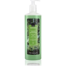 Die Grup Avon Senses Jungle Rainburst Adaçayı ve Sandal Ağacı Kokulu Erkek Saç ve Vücut Şampuanı 720 Ml.