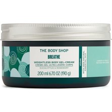 Die Grup The Body Shop Ağırlıksız Vücut Jel Kremi Nefes Alın - Okaliptüs ve Biberiye - Vücut Nemlendirici - Besleyici ve Nemlendirici - Vegan - 7.5 Oz