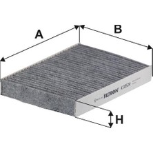 Die Grup Filtron K1052A Karbonlu Polen Filtresi