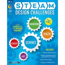 Die Grup Creative Teaching Press Steam Tasarım Zorlukları Kaynak Kitabı, 3. Sınıf (Bilim, Teknoloji, Mühendislik, Sanat, Matematik) (8210)