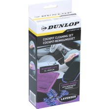 Die Grup Dunlop DUN101 Torpido Temizlik Seti 2 Parça (Mikrofiber Bez + Sünger) Lavanta