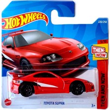 Die Grup Hot Wheels 2022 - Toyota Supra - Kırmızı - O Zaman ve Şimdi - 5/10