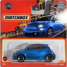 Die Grup Matchbox C0859 1:64 Tekli Arabalar 2019 Fıat 500 Turbo HFR65