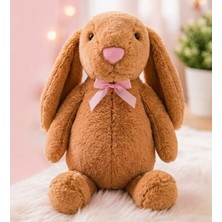 Die Grup LED Işıklı, Uyku Arkadaşı Uzun Kulak Bunny Peluş Tavşan 65CM Kahverengi
