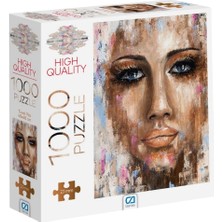 Die Grup Ca Games Tuval Yüz 1000 Parça 2,2mm Kalınlık 48X68CM Profesyonel Hobi Puzzle Yapboz Serisi