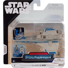 Die Grup Star Wars Micro Galaxy Squadron Lt Callahan'ın E- Kanat Serisi 6 4,5 Inç Figürlü Araç