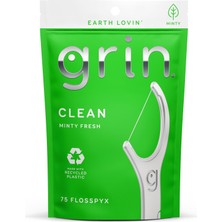 Die Grup Grın Ince Diş Ipi, Diş Ipi, 75 Sayı, Diş Yüzgeçleri, Nane Lezzeti, Geri Dönüşümlü Plastik, Süper Güçlü Ince Diş Ipi, Sıkı Dişler, Premium Uzun Diş Ipi Başı, Güvenli Katlanır Geri Diş Çekme Dahil