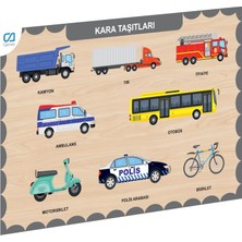 Die Grup 675 CAAHS-3200 Ca Games Ahşap Kara Taşıtları Bul-Tak