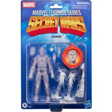 Die Grup Marvel Legends Serisi Gizli Savaşlar Buz Adam, X-Men Retro Marvel Çizgi Roman Koleksiyonluk 15 cm Kalkanlı Aksiyon Figürü