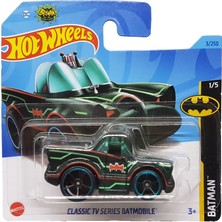 Die Grup Hot Wheels - Klasik Tv Dizisi Batmobile - Batman 1/5 - HKJ72 - Kısa Kart - Dc - Mattel 2023