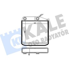 Die Grup Kale Kalorifer Radyatörü Brazing Alfa Romeo Mito, Fiat Doblo Iıı, Linea, Fiorino, Pratico, Grande Punto, Qubo, Opel Corsa D 1.2-1.3-1.4 Borusuz Kal 346850