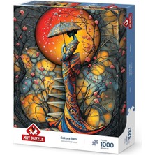 Die Grup Art Puzzle Sakura Yağmuru 1000 Parça Puzzle