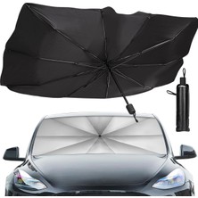 Die Grup Sharpaı Sedan Suv Araba Güneşliği, Ön Cam Uv Işınları ve Isı Için Güneşlik Koruyucu, Katlanabilir Ön Cam Güneşlik Şemsiyesi, Arabayı Serin Tutun, Kullanımı Kolay/saklayın, 137 cm x 81 cm