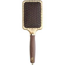 Die Grup Olivia Garden Expert Care Rectangular Nylon Bristle Gold Brown L Fırça