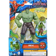 Die Grup Marvel Studios Spider-Man: Yepyeni Bir Gün Hulk Aksiyon Efektli 15,2 cm Ses Efektli Elektronik Figür, Çocuklar Için Süper Kahraman Oyuncakları ve Figürleri, 4 Yaş ve Üzeri