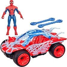 Die Grup Marvel Studios Spider-Man: Yepyeni Bir Gün Actionverse Stretch & Blast Buggy, 11,4 cm Aksiyon Figürü ve Araç Oyun Seti, Süper Kahraman Oyuncakları, 4 Yaş ve Üzeri
