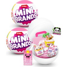Die Grup Mini Brands Zuru'dan Kawaii Kapsül, Sürpriz Kawaii Koleksiyon Minisi, Kör Ambalaj, Japon Temalı Koleksiyon (2 Paket)