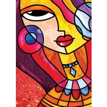 Die Grup Nova 1500 Parça Mini Süslü Kız Puzzle, 68X48 Cm, Karton, Yapıştırıcı Dahil
