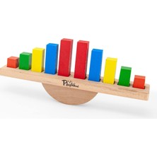 Die Grup Playwood Kutuda Ahşap Renkli Balans Oyunu