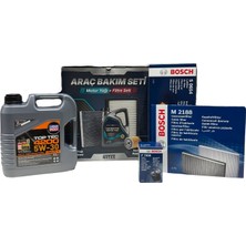 Die Grup Netex Premium Bakım Seti Fiat Fiorino 1248CC Dizel M.jet 75PS Model Yılı (2017-2019) (Liqui Moly Top Tec 4200 5W30 Motor Yağı, Bosch S0654 Hava Filtresi, M2188 Kabin Filtresi, P7096 Yağ Filtresi)