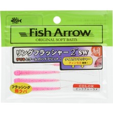 Die Grup Fish Arrow Flash-J Ring Flasher Sw 2" (6 Adet/paket) #T06 Pink Blue Lame Olta