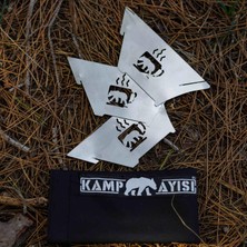 Die Grup Kamp Ayısı® Barista Dripper™ Filtre Kahve Damıtıcı: Katlanır Paslanmaz Metal Kahve Demleme Aparatı