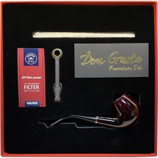 Die Grup Bektobacco Atomic German 9mm Başlangıç Pipo Seti Bordo Boxin