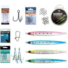 Die Grup Yek Outdoor Profesyonel Tekneden Jig Olta Yem Seti - Savage Gear Sardine Slider