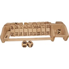 Die Grup Ahşap Matematik Öğrenme Oyunu, Çarpım Tablosu, 8 Ler, Eğitici Oyuncak, 2 Kişil Oyun