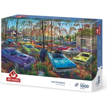Die Grup Art Puzzle Araba Mezarlığı 1000 Parça Puzzle