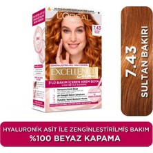 Die Grup L’oréal Paris Excellence Creme 7.43 Sultan Bakırı Saç Boyası