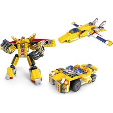 Die Grup Ausini 273 Parça Sarı Dönüşen Robot Renkli 3+