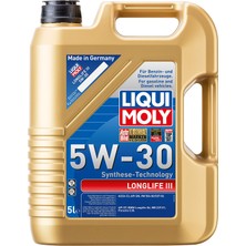 Die Grup Liqui Moly Longlife Iıı 5W-30 5 L Otomotiv Bakım Ürünü