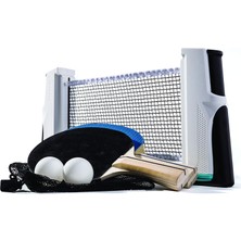 Die Grup Franklin Sports Anywhere Table Tennis – Complete Portable Ping-Pong Set – Includes Ping-Pong Paddles, Balls, Net, Plus Easy-Carry Bag – Easy Set-Up – Expands To 6’ – Easily Attaches To Table Surfaces