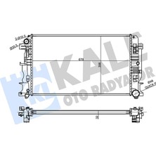 Die Grup Kale Su Radyatörü Brazing Mercedes Benz Sprinter 3-T, 3.5-T, 4-T, 4.6-T, 5-T, Volkswagen Crafter 2.0/2.5tdi 06 mt Ac/nac 678X398X32 Kal 354980