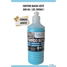 Die Grup Torpido Bakım Sütü 500 ml (Jel Formu) Uygulama Süngeri Hediye, Torpido Temizleyici, Torpido Bakım