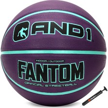 Die Grup And1 Fantom Kauçuk Basketbol: Resmi Yönetmelik Boyutu 7 (74,9 Cm) - Derin Kanal Inşaat Sokak Topu, Iç Mekan Dış Mekan Basketbol Oyunları Için Üretilmiştir