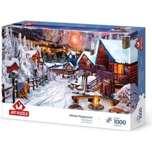 Die Grup Art Puzzle Kış Eğlencesi 1000 Parça Puzzle