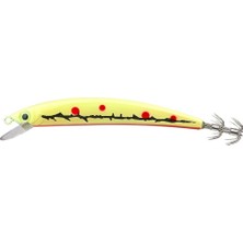 Die Grup Sea Horse Squid Crystal MINNOW115MM 23G Glow Allur