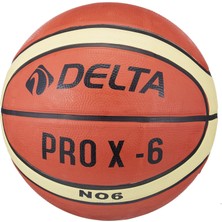 Die Grup Delta Elite Pro x Basketbol Topu, Turuncu, 6 Numara