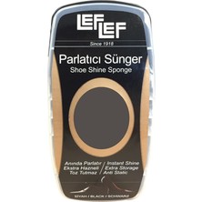 Die Grup Ankanorm Nuri Leflef Ayakkabı ve Deri Parlatıcı Sünger Parlatıcı Depolu Deri Bakım Süngeri Siyah (10 Ml)