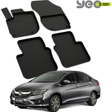 Die Grup Yeo Honda Cıty 2019-2024 Model Yılları Için Uyumlu Yeo 4d Havuzlu Paspas Takımı