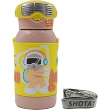 Die Grup Shotay Space Termos Kız Çocuk Matara 600 Ml. SHT-ST-8812-2,PEMBE Tek Ebat