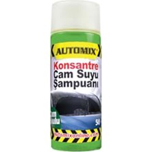 Die Grup BADEM10 Automix Araba Araç Otomobil Oto Silecek Temizleme Konsantre Cam Suyu Şampuanı Çam Kokulu 50 ml