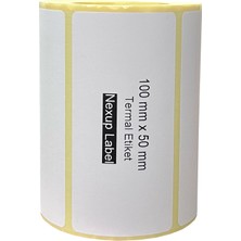Die Grup Nexup Label - 100X50 mm Termal Etiket, Barkod/adres/kargo Termal Etiketleri, Zebra ve Diğer Yazıcılarla Uyumlu