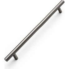 Die Grup (1 Adet) Titanyum Renk 192MM 19,2cm Metal Mobilya Mutfak Dolap Çekmece Dolabı Kulbu Kulpu Kulpları
